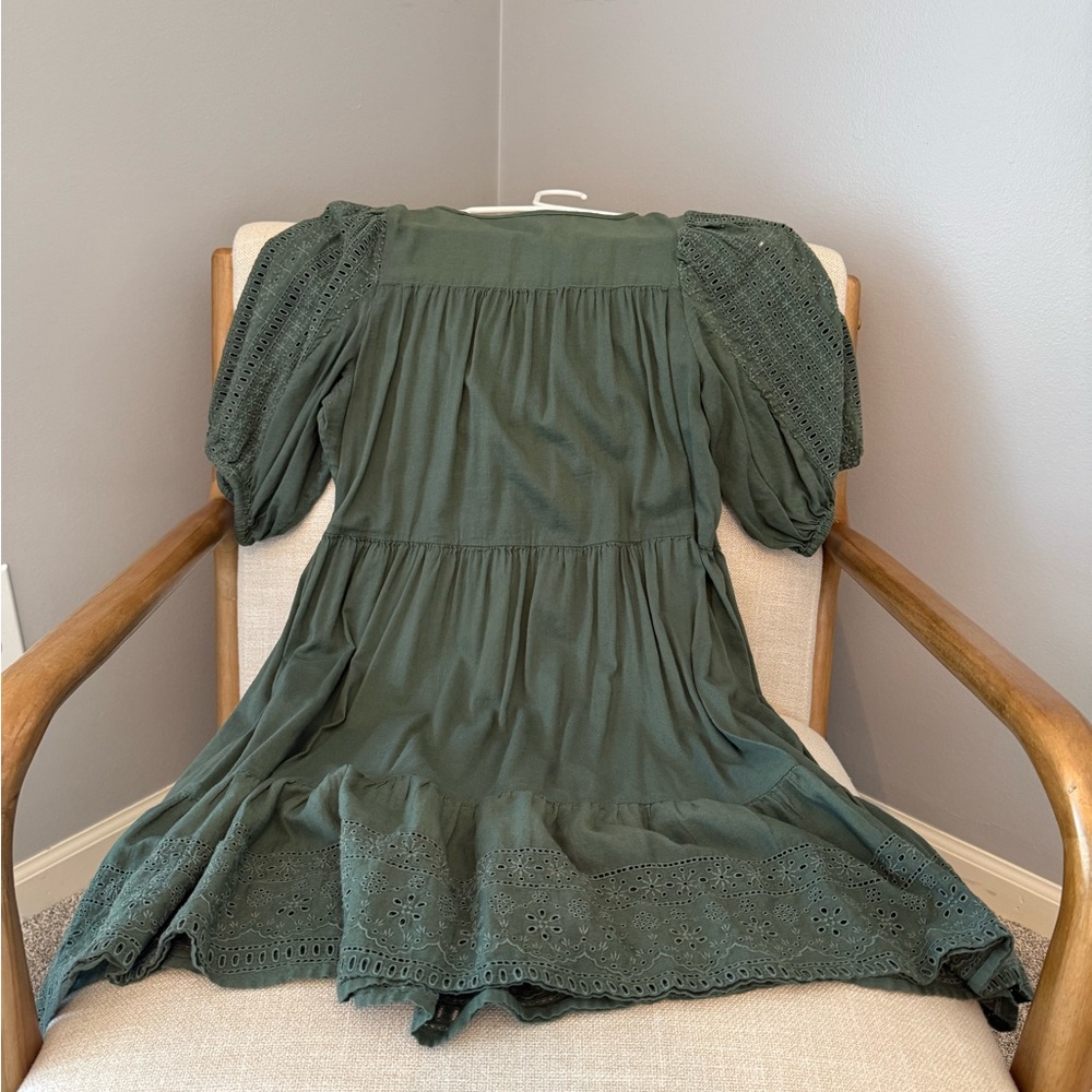 Puff Sleeve Mini Dress - Picture 4 of 6